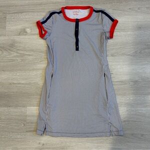 Kinona Women’s Tiny Geometric Pattern Golf Dress with Pockets - XXS